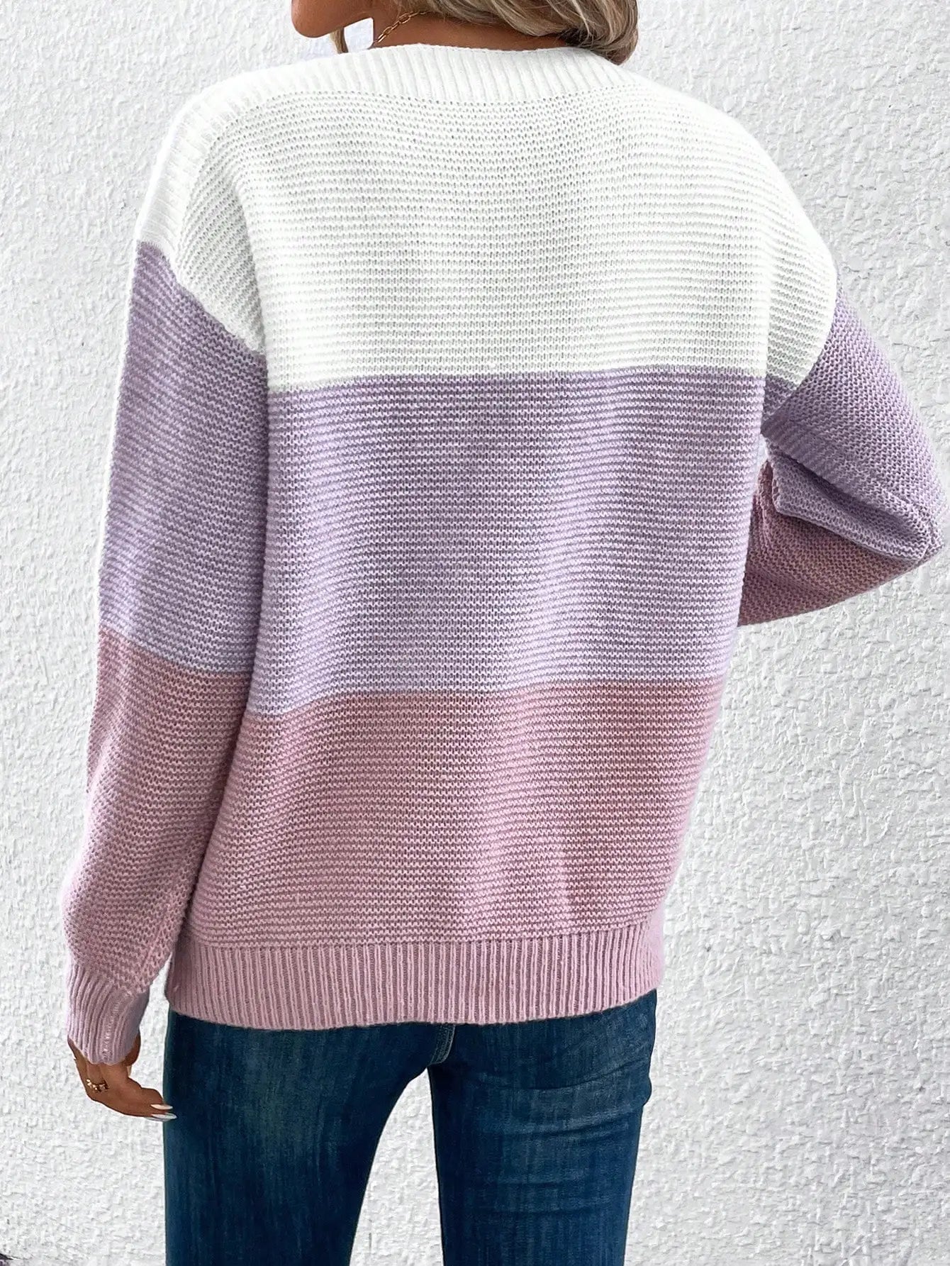 Émilie | Tri-Color Sweater