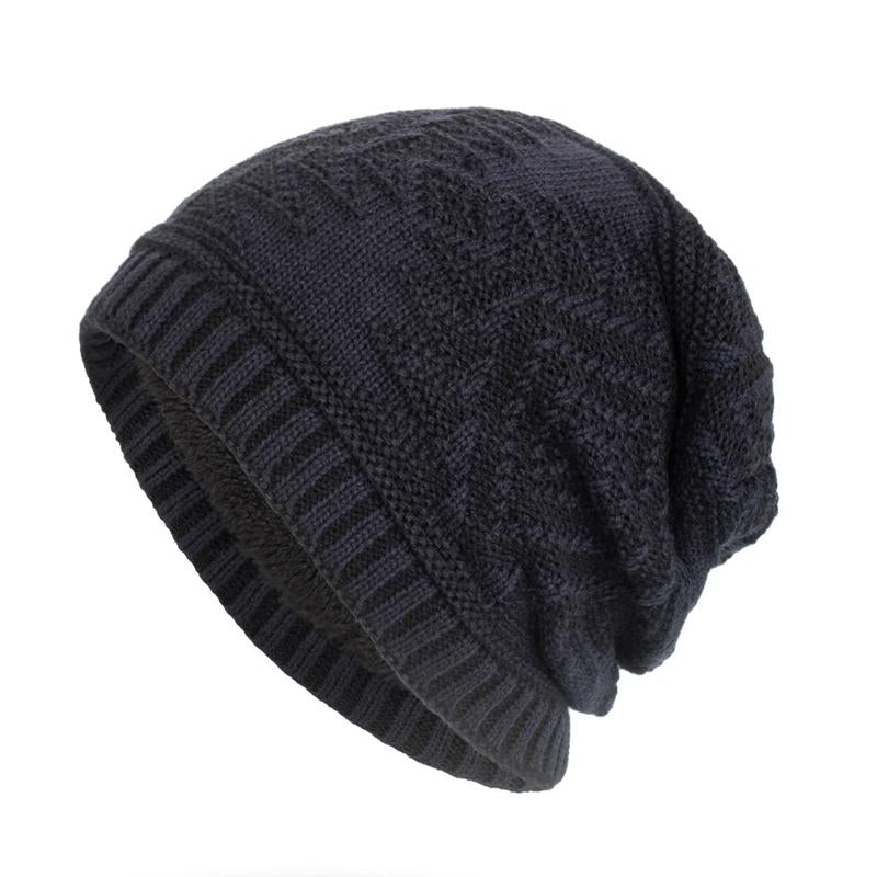 Men's Fleece Warm Knitted Hat