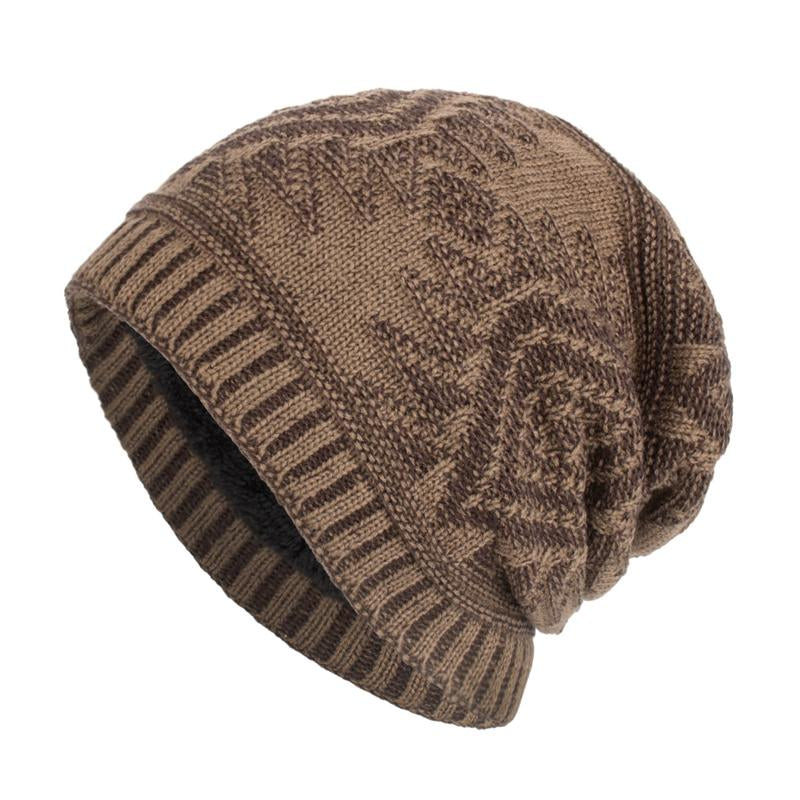 Men's Fleece Warm Knitted Hat