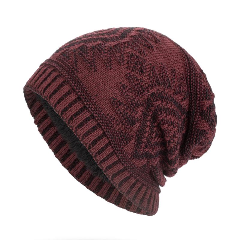 Men's Fleece Warm Knitted Hat