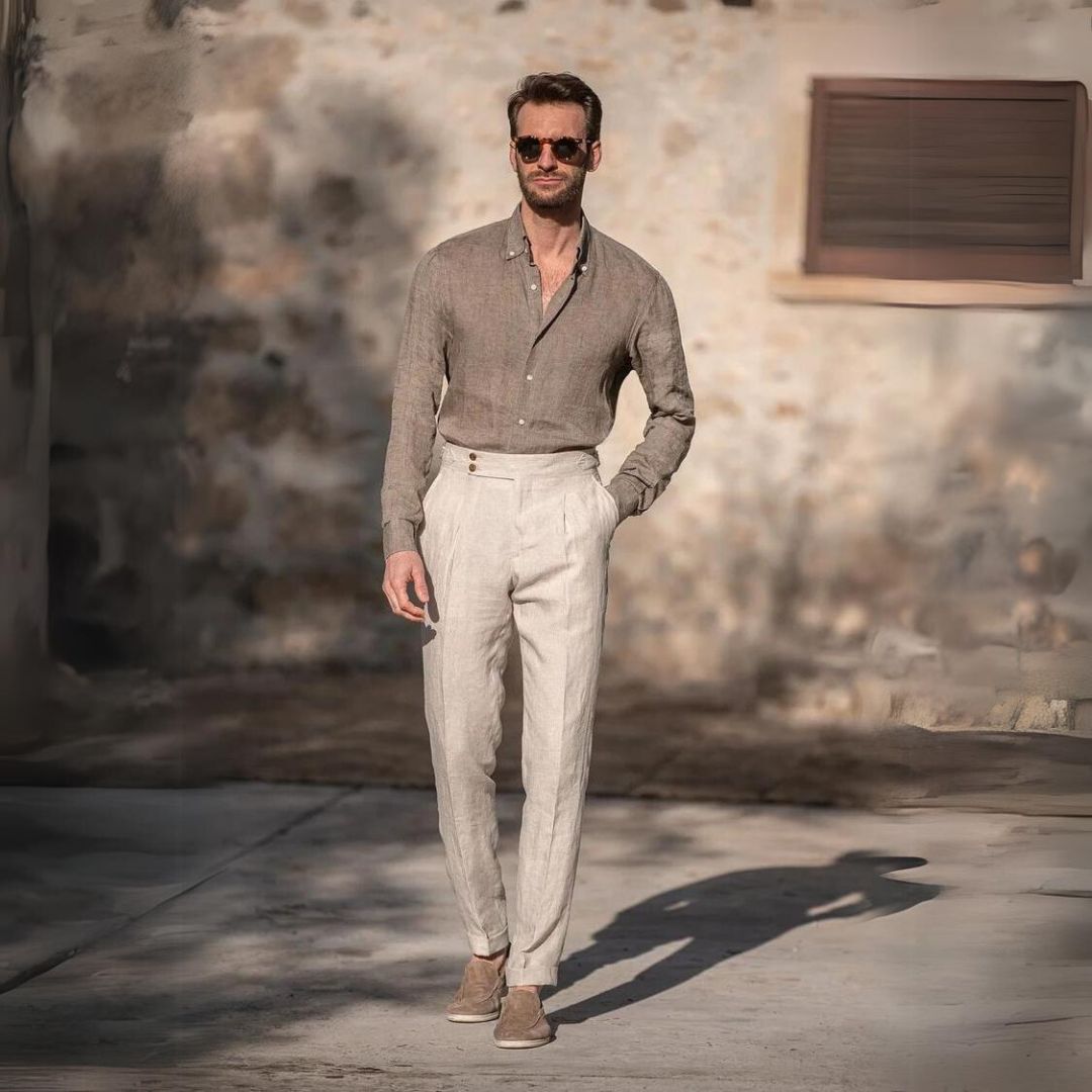 Gold Coast Linen Trousers